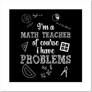 Math Teacher Posters and Art